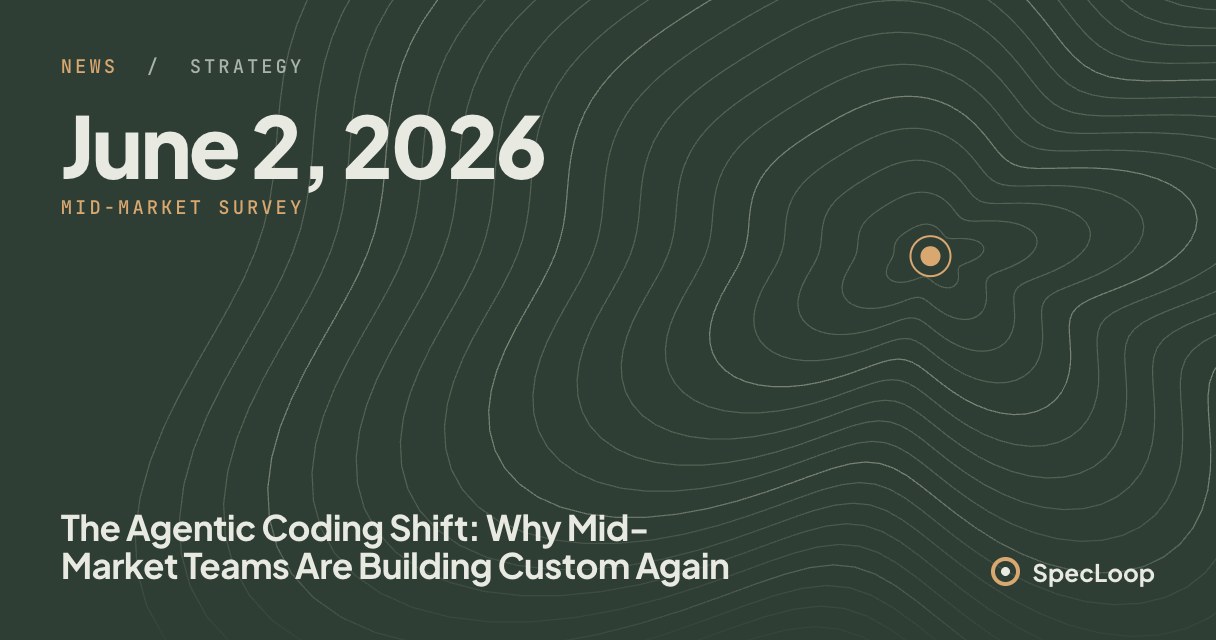 The Agentic Coding Shift: Why Mid-Market Teams Are Building Custom Again